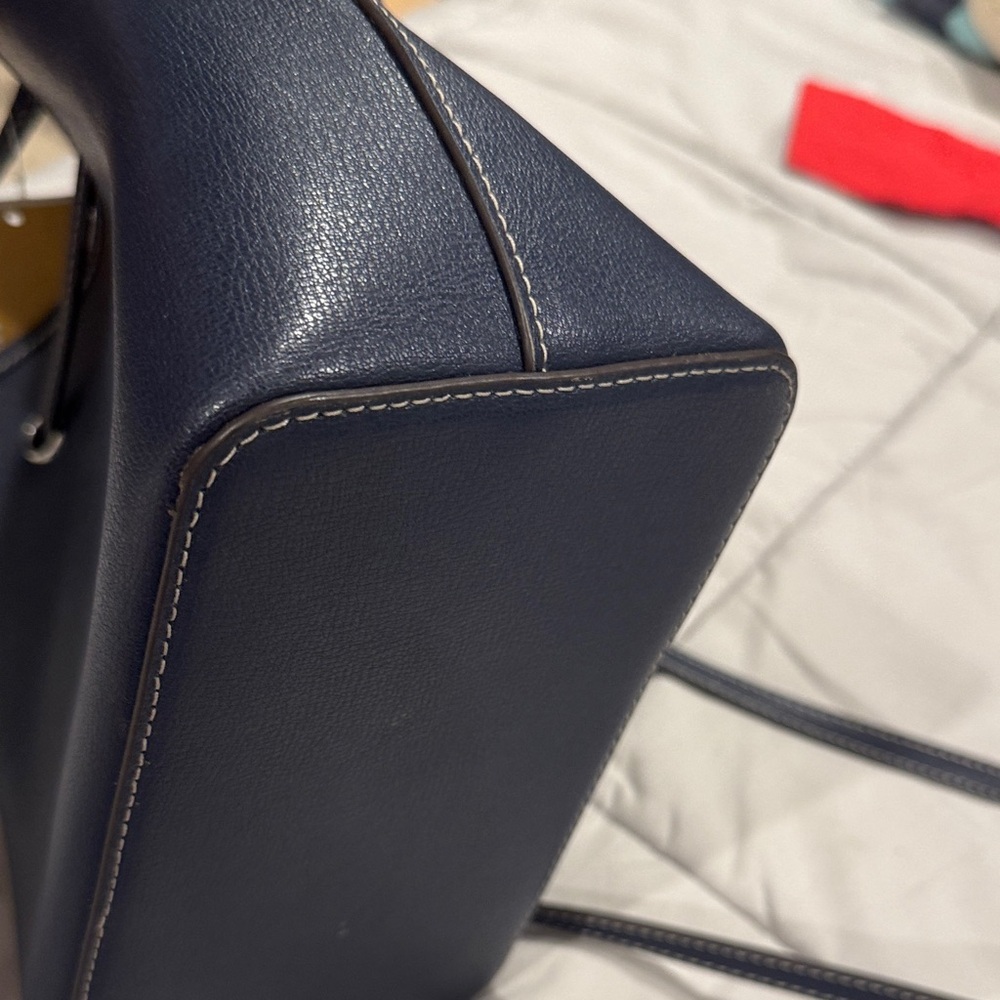 Michael Kors Midnight Blue Leather Tote - Picture 6 of 10